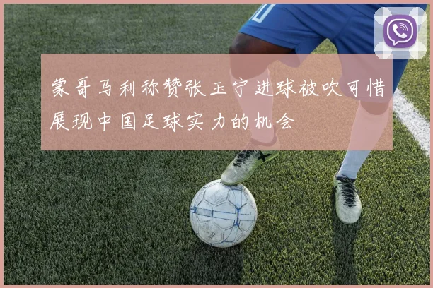 蒙哥马利称赞张玉宁进球被吹可惜展现中国足球实力的机会