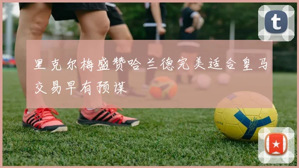 里克尔梅盛赞哈兰德完美适合皇马交易早有预谋